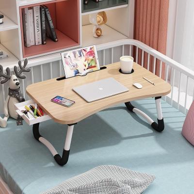 China Portable With drawer folding laptop desk learning desk bay window  student desk computer dormitory small table for laptop for sale