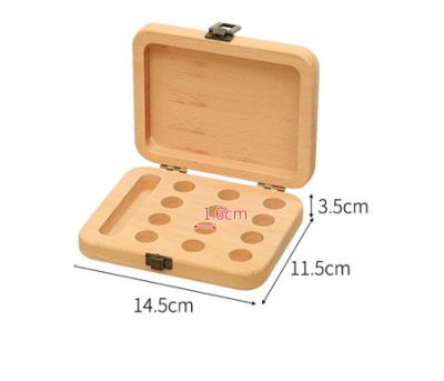 China CLASSIC Wood craft box sample special portable 12+1 beech wood essential oil wood box for sale