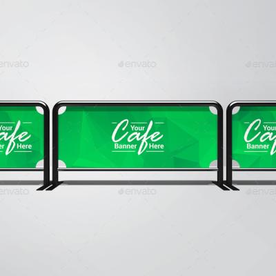 China Coffee Shop Coffee Shop Q-Banner Banner Barrier Signs Used As Cafe Banners for sale