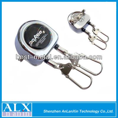 China ABS/metal ABS/metal top grade cartoon metal double badge reel with pin for sale