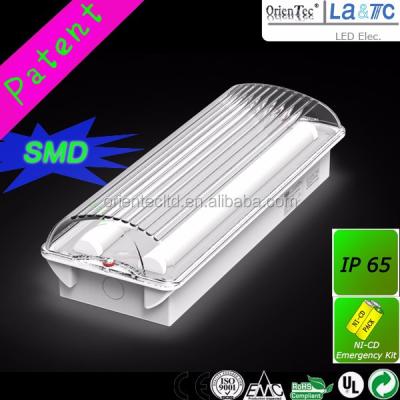 China OT-HLB-30M BS5266 IEC60598-2-22 home complaint 30 LED SMD waterproof smd led maintained emergency light for sale