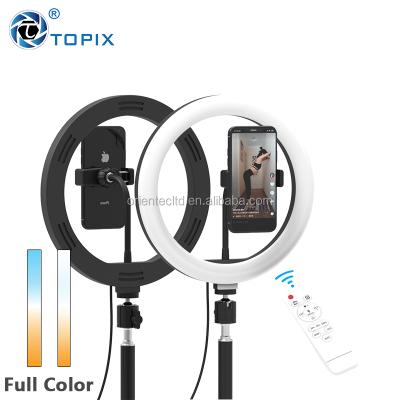 China OT-CL10-5VR 10 inch Desktop Photographic Led Ring Light with Remote Controller OT-CL10-5VR for sale