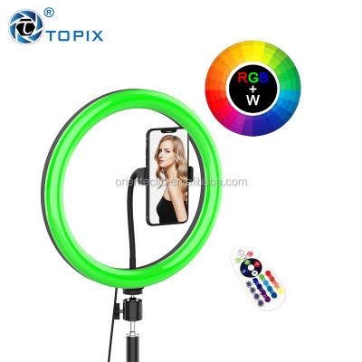 China OT-CL12-5VRGBW 12 inch RGB Full Color Ring Light Complement Remote Controller Light OT-CL12-5VRGBW for sale