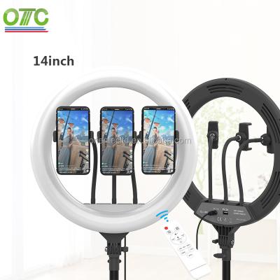 China OT-CL14-12R 14 Inch 35cm Photography Ring Light Photo Phone Lamp Selfie Stick Selfie Stick Ring Fill Light OT-CL14-12R Dimmable Visual for sale