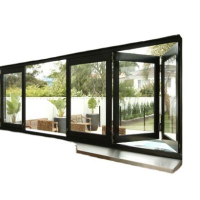 China Folding Soundproof Aluminum Screen Window And Residential Aluminum Window For Commercial And Residential Buildings for sale