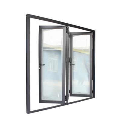 China Folding Soundproof Aluminum Screen Window And Residential Aluminum Window For Commercial And Residential Buildings for sale