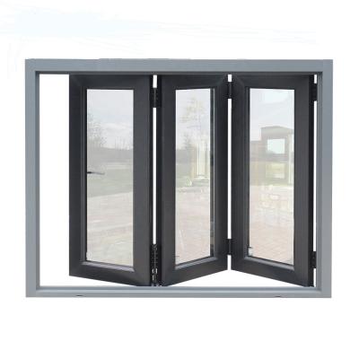 China Folding Soundproof Aluminum Screen Window And Residential Aluminum Window For Commercial And Residential Buildings for sale