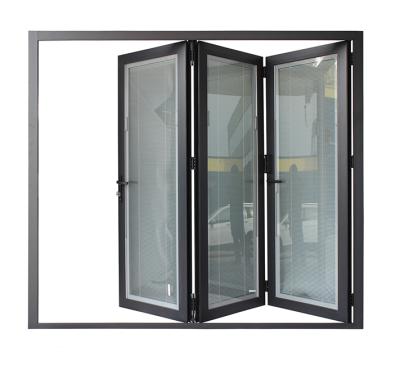 China Folding Soundproof Aluminum Screen Window And Residential Aluminum Window For Commercial And Residential Buildings for sale