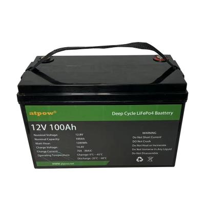 China Low price 12 volt lithium ion battery solar batteries lithium ion lifepo4 battery 12v 100ah 328*172*220mm for sale