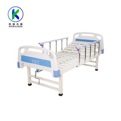 China High Quality Metal ISO CE Manual 1 Crank Medical Bed Cheap Price Hospital Furniture for sale