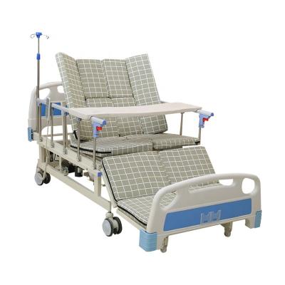 China H-01 Hospital Bed Home Manual And Two Ways Control Electronic Multifunction Nursing Bed With Toilet for sale