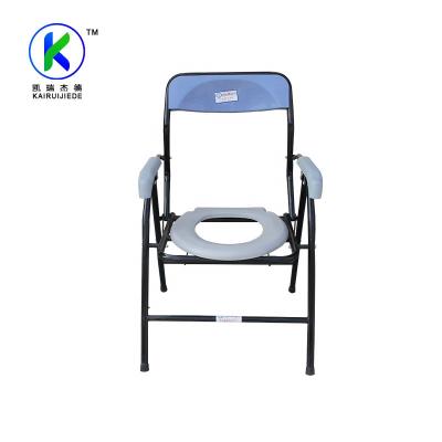 China Hot Selling Height Adjustable Bedside Commode Seat Chair Economical Portable Bathroom Toilet Chair for sale