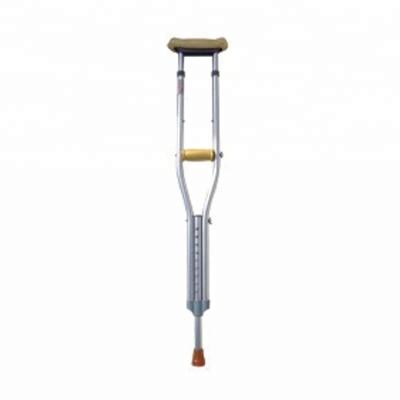 China Height Adjustable Aluminum Armpit Cane Underarm Crutch Disabled Walking for sale