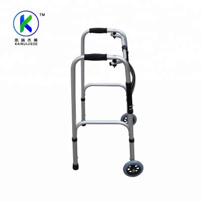 China Height Adjustable Disabled Rollator Foldable Walker / Elder Walker With Wheels for sale