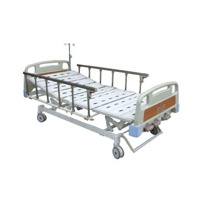 China Factory Price Metal Hospital Manual Lift 3 Crank Manual Hospital Bed CE Approved for sale