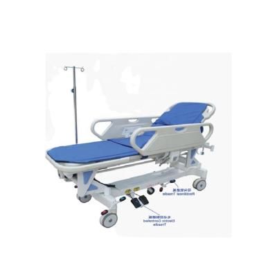 China Emergency Rescue Patient Transport Stretcher Trolley Vehicle With Adjustable Height for sale