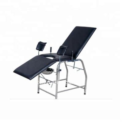 China Popular Metal In Hospital Manual Stainless Steel Gynecology Table for sale