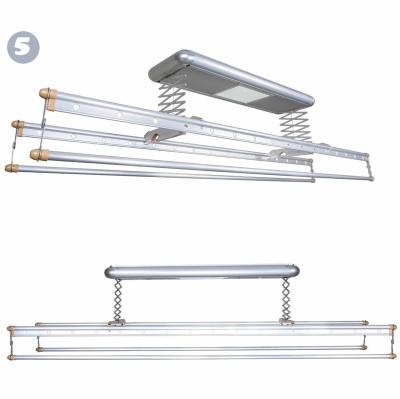 China Multifunctional Automatic Remote Control Ceiling Mounted Electric Clothes Drying Rack for sale