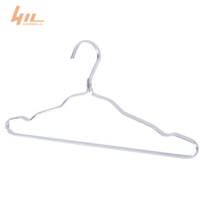 China Wholesale Custom Hangers China Modern Aluminum Alloy Hangers For Silver Fabrics Clothes Rack For Hanger for sale