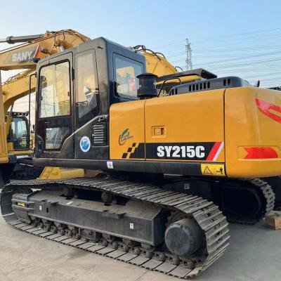 China Energy & Mining Chinese brand Sany used crawler digger 215C-9 nice performance low price second hand excavator SY215C-9  in yard for sale for sale