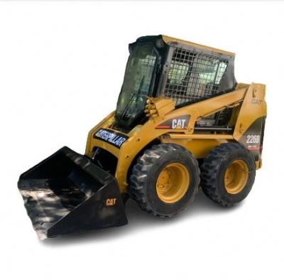 China Construction Digging CAT 226B SKID STEER LOADER JAPAN USED WHEEL LOADER for sale