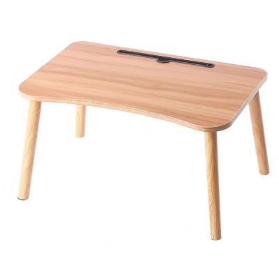 China Wooden Foldable Computer Desk Laptop Folding Table For Home Office Computer Bed Stand for sale