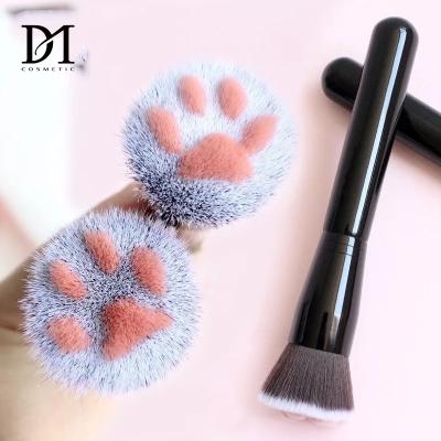 China Angular Blush New Face Cat Claw Brush Multifunctional Blush Brush Simple Portable Makeup Tool Powder Brush for sale