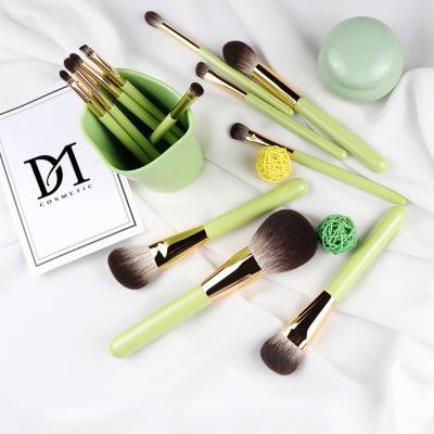 China Angular Blush Free Sample 12pcs Free Sample Makeup Beauty Tools Private Logo Brush Set High End With Pouch for sale