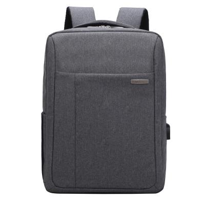 China With Good Waterproof Thin USB Laptop Backpack School Bags Mochila USB Bookbags For Men Students Backpack USB Port Cheap Backpack for sale