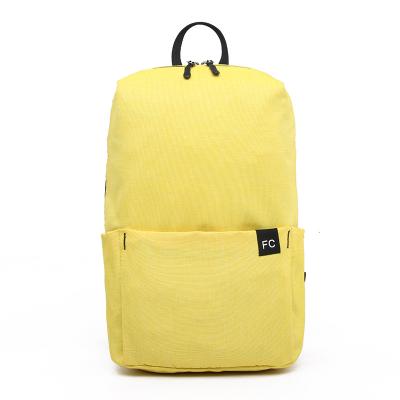 China Other Wholesale Colorful Nylon Breathable Simple Stylish Student School Shoulder Bag Schoolbags Girls Backpack for sale