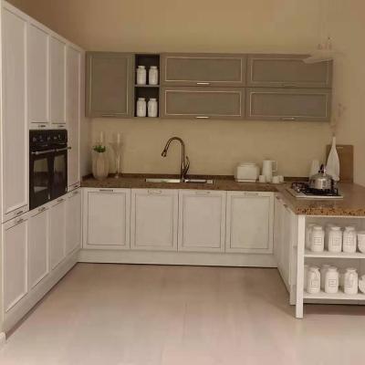 China Environmental Friendly / Durable Kitchen Furniture Set Complete Kitchen Unit Cabinet Living Room Furniture For Villa House Home Project for sale