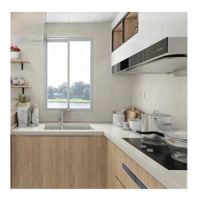 China American Style Top Quality Environmentally Friendly / Durable White Stainless Steel Shaker Kitchen Cabinets for sale