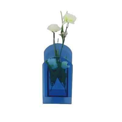 China Modern Handblown Glass Vase High Quality Tall Bottle Glass Cylinder Vases Items Glass Vase for sale