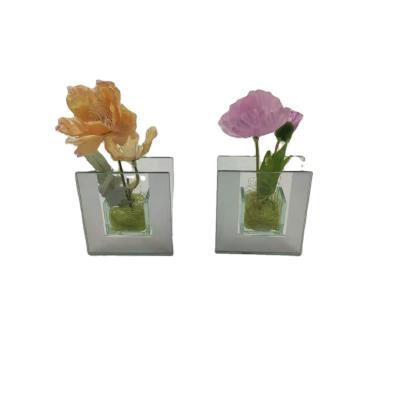 China 2021 rustic crystal glass vases, wholesale small household decorations such as hot cakes for sale