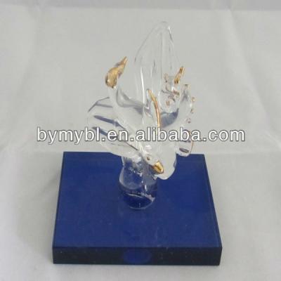 China Europe crystal fish with blue background for sale