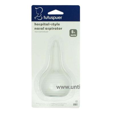 China Hot Sale Hospital Style Defensive Position BPA Non-Phthalate PVC Nasal Aspirator Baby Nose Cleaner for sale