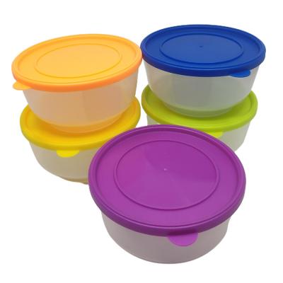 China 250ml BPA Free Food Storage Container 10 Pieces Microwavable Set Plastic Baby Food Container for sale