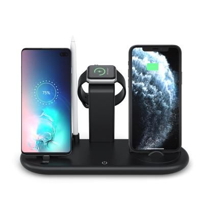 China 7-in-1 Mobile Phone Tablet Mobile Phone Stand Explosive Wireless Charger Desktop Wireless Charger Amazon Quick Charge for sale