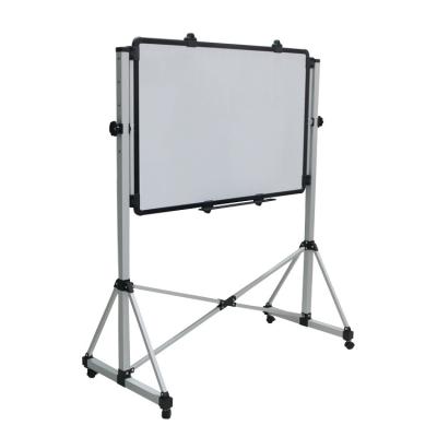 China YIHENG Office Classroom Height Whiteboard Stand Adjustable Rolling Double Sided Movable Magnetic Dry Erase White Board With Stand for sale