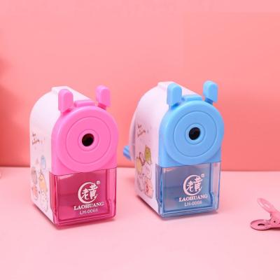 China Fancy Cute Plastic Student Pencil Sharpener YIHENG Customized Various Styles Sharpener for Rectangular Stationery or Office School Plastic Pencil Sharpener for Kids for sale