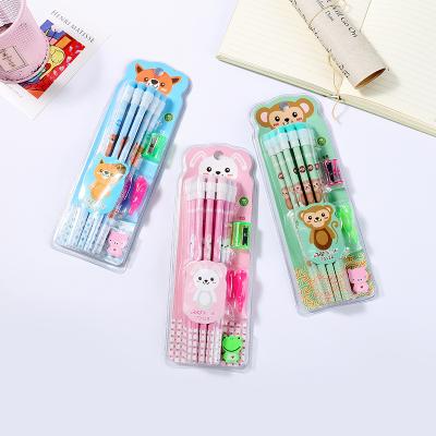 China YIHENG 2B pencil set kids office coloring pencil set YIHENG 2B pencil crayon set stationery gift easy custom logo art coloring set ZM7012A for sale