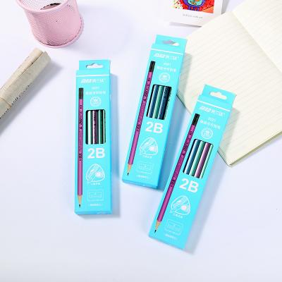 China YIHENG 2B pencil set children office coloring pencil set ZM8021-12 easy custom logo art pencil set stationery gift coloring pencil set for sale