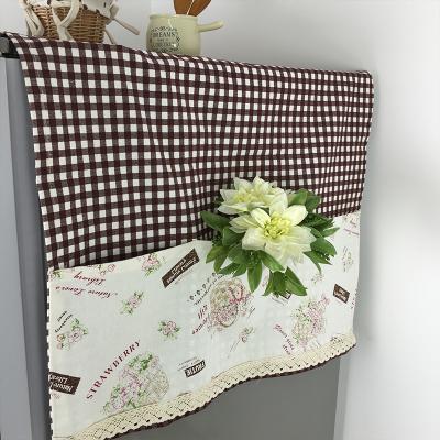 China Customized Printed Refrigerator Dust Cover Dust Cover With Storage Bag Washing Machine Cover for sale