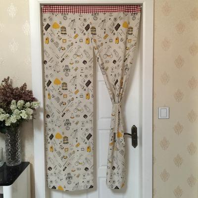 China FANNI Factory Supply Latest Soft Cotton Modern Canvas Window Curtain for Living Room for sale