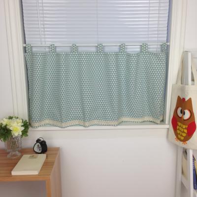 China FANNI New Design Household Insulated Curtain Half Door Kitchen Divider Minimalist Sanitary Fabric Curtain for sale