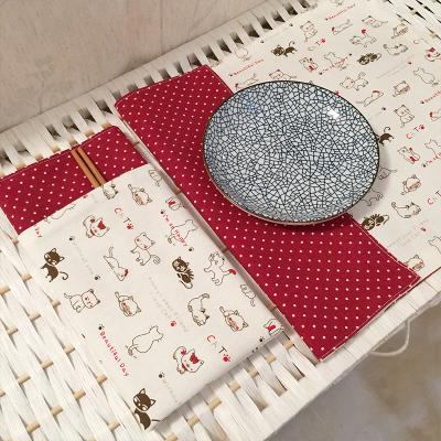 China New Designs Linen Place Mat Disposable Dining Cotton Table Mat For Decorative Table for sale