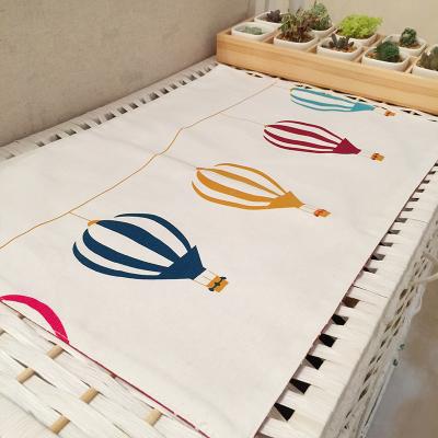 China Hot Sale Cotton Disposable Table Place Mat Classic Linen Table Cloth Mat for sale