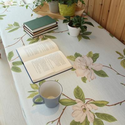 China Soft Embroidered With Flower Design Custom Table Cloths Cheap Table Cloths Square Table Cloth Wholesale for sale