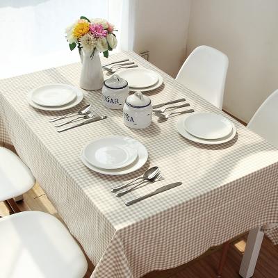 China Modern Customized Printing Table Cloth Cotton Lace Table Cloth Striped Tablecloth for sale