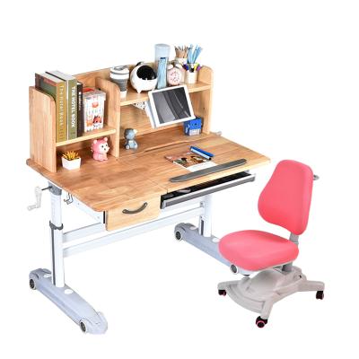 China NEW Innovative Furniture Home and School Small Table Chair for Female Student Study Solid Wood Desk with Drawers for Kids for sale